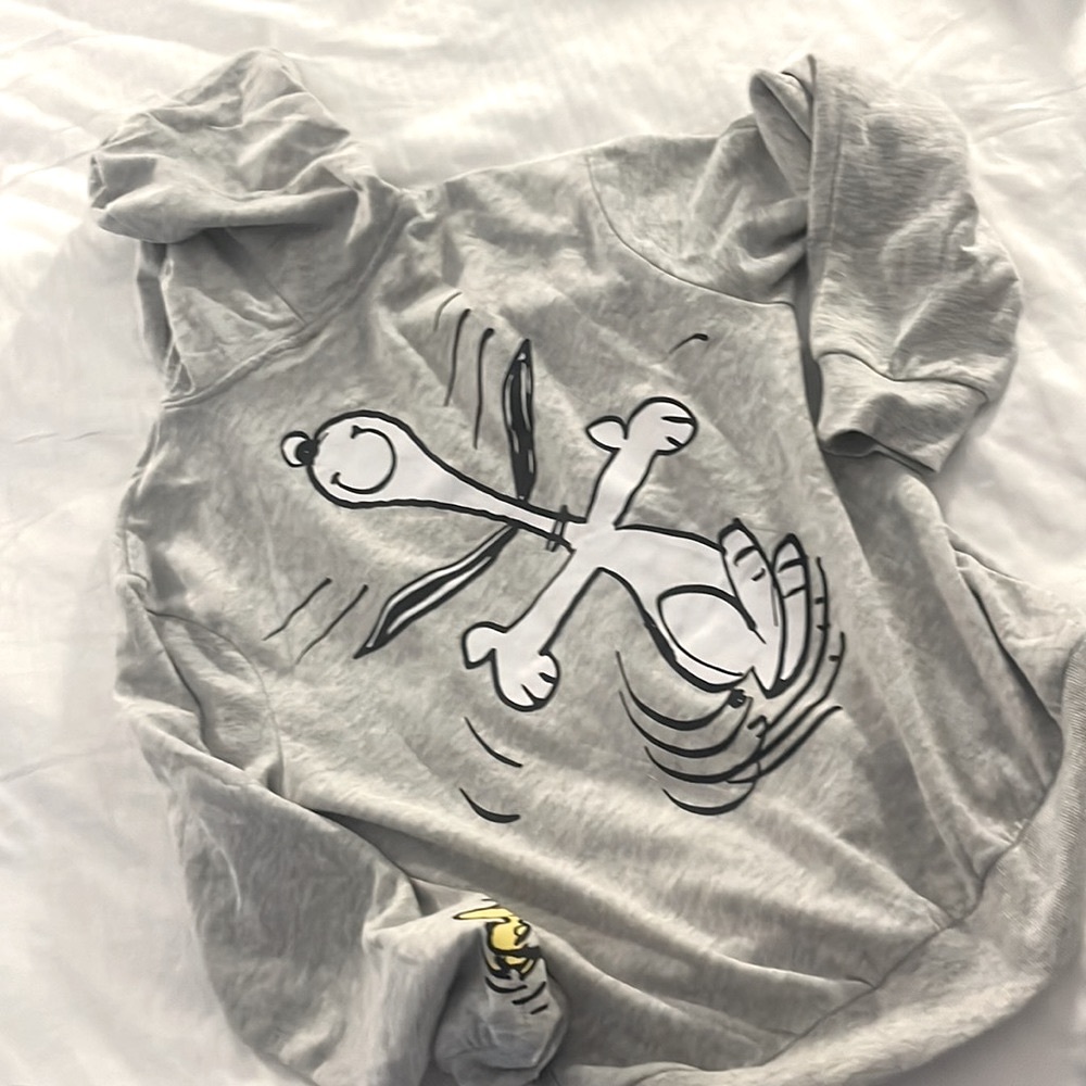 Peanuts Grey Snoopy Hoodie